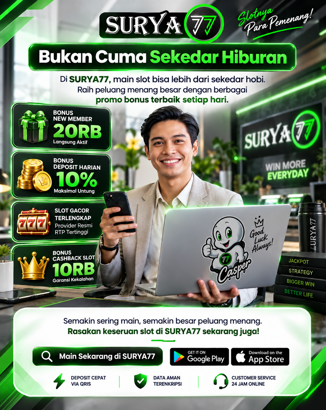SURYA77 | Link Situs Slot Gacor Aman Dengan RTP Slot88 & Slot777 Mudah Jackpot Sensasional